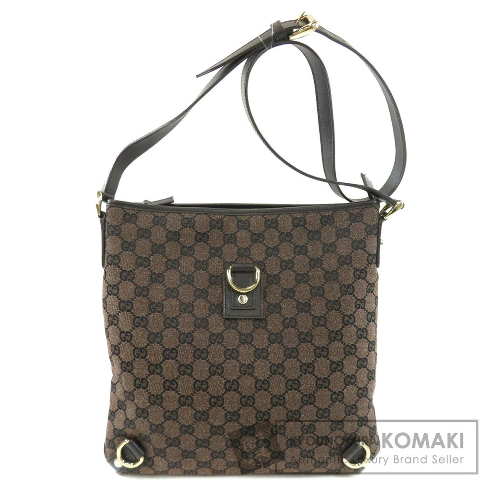 Gucci GG Canvas Abbey Crossbody Bag brown